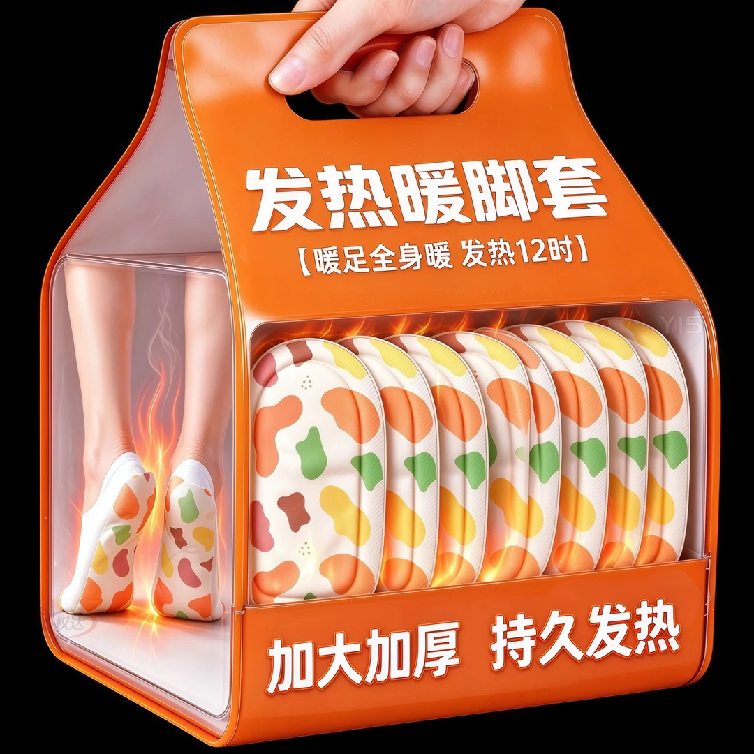 蒸汽自发热暖脚套热敷保暖舒适