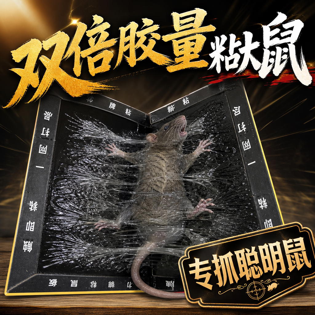 50张加厚强力粘鼠板家用捕捉