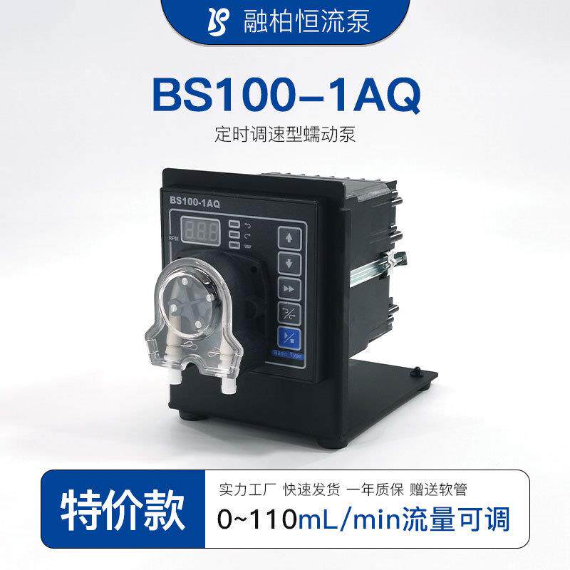 BS100-1AQ定时蠕动泵研磨机配套滴定泵化工制药高精度加药计量泵
