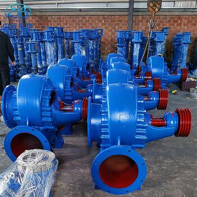 HW型农用大口径混流泵400HW-7柴油机污水泵浇地用380V增压泵