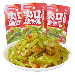 佳品相约脆贡菜25g*20包香辣小吃零食下饭菜麻辣味剁椒味