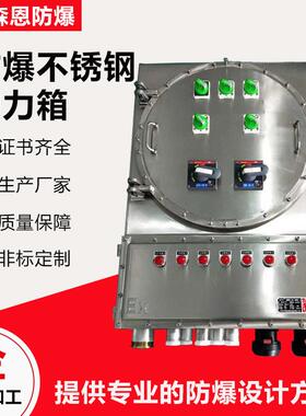 森恩bxmd防爆不锈钢弱电箱照明动力配电箱IIC检修插座控制箱IP65