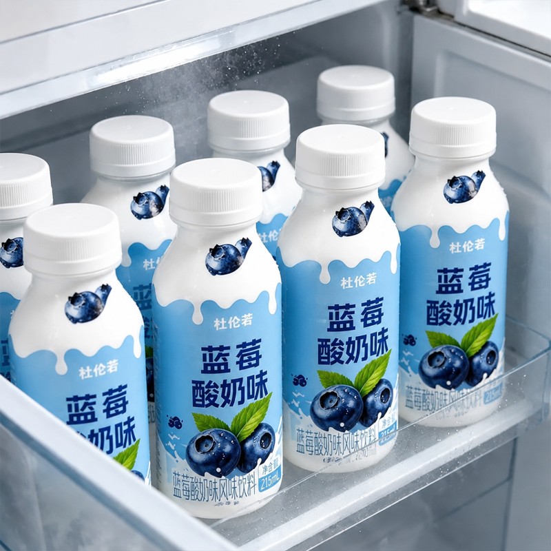 【新品促销】蓝莓酸奶整箱215ml*24瓶风味饮料学生早餐代餐营养奶