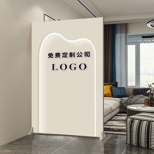定制办公室屏风隔断客厅折叠移动卧室家用双面座屏公司美容院挡板