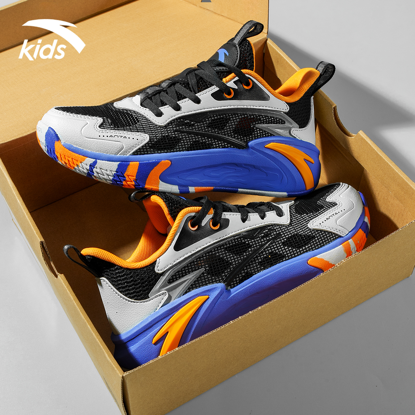 安踏儿童篮球鞋男童2025新款