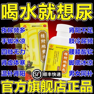 桂附地黄丸正品官方旗舰店非北京同仁堂九芝浓缩大蜜丸的功效仲景