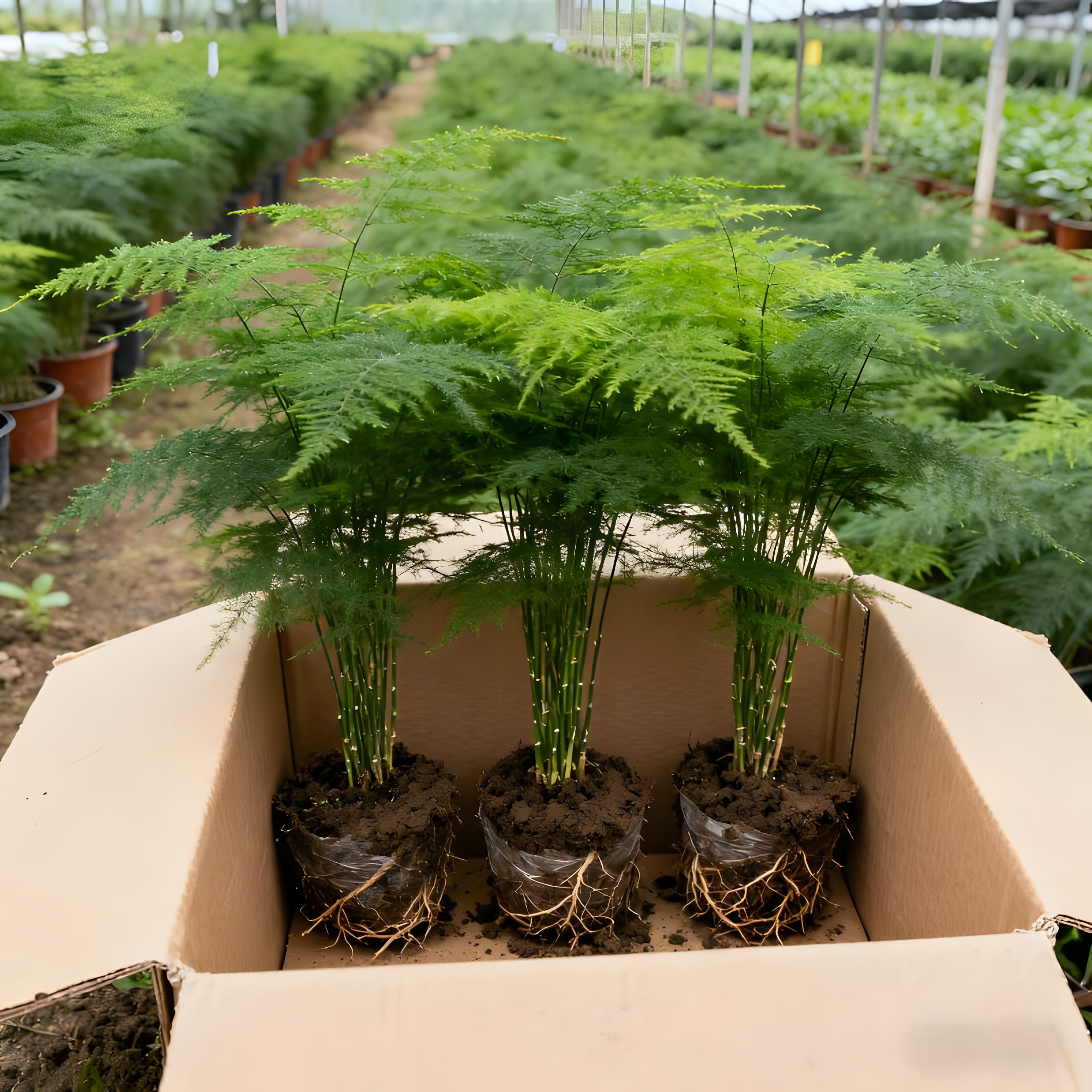 文竹盆栽绿植花卉盆景植物室内客厅水培文松云竹文竹大苗四季常青