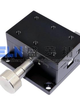 供应LWX4060型燕尾槽滑台齿轮驱动旋钮调整位移平台可代替XWG60