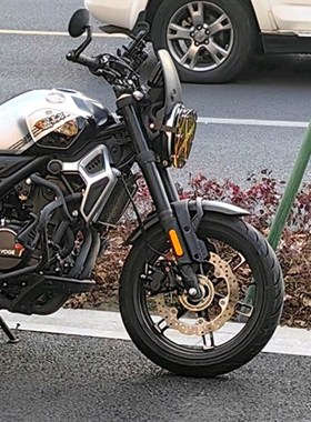 适用于无极350AC大灯网罩灯网 LX300-9改装大灯保护网罩灯罩挡风