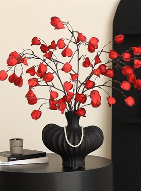 假花仿真花摆设2025新款客厅家里装饰品宋代美学软装新房氛围好物