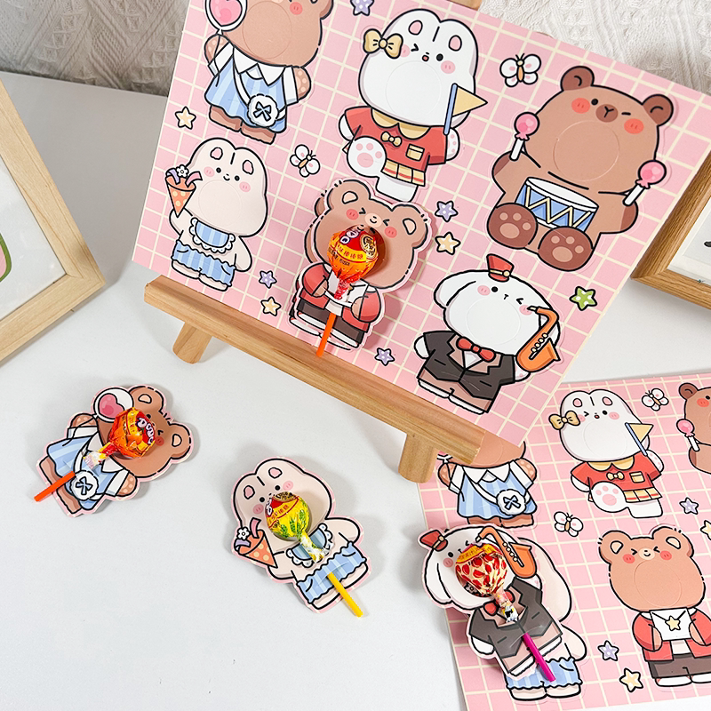 徐福记官方正品多嘟棒混合水果味棒棒糖送卡纸糖果零食分享批发