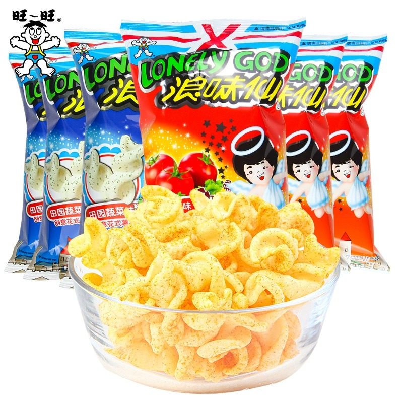 旺旺浪味仙70g蔬菜味番茄味散装包装花式薯卷儿童休闲零食小吃,零食/坚果/特产,膨化食品,淘宝优惠券,粉丝福利购,淘宝优惠卷