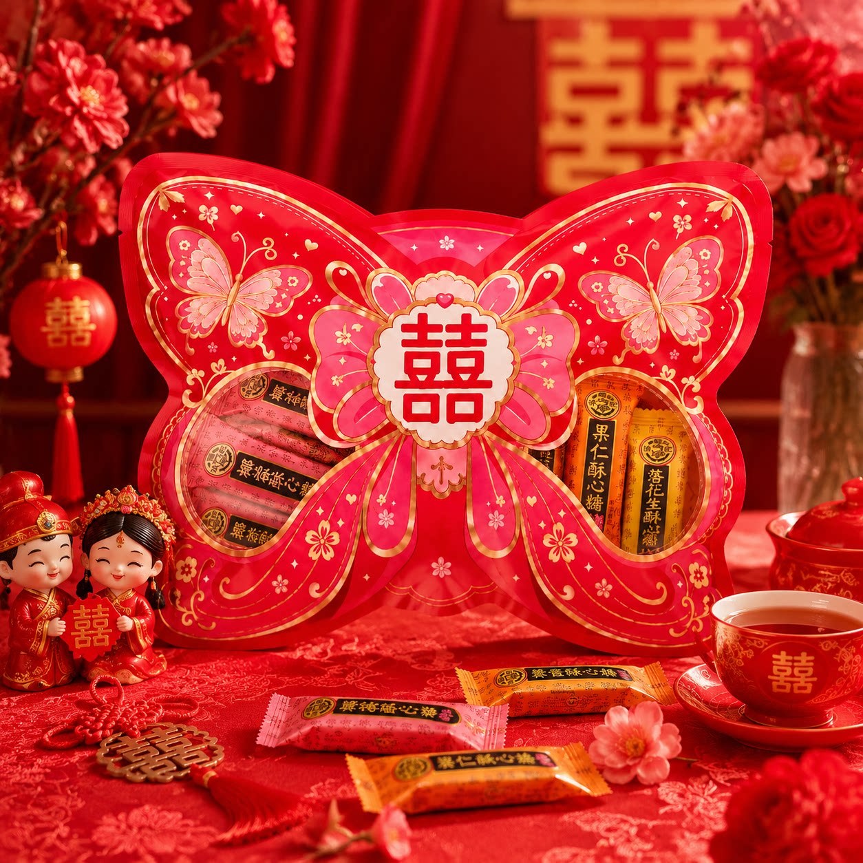徐福记酥心糖酥糖糖果喜糖休闲零食散装多口味混发结婚过节送礼