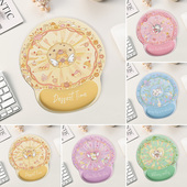 好运猫猫护腕鼠标垫可爱女生办公滑鼠标垫高颜值软垫电脑键盘手托