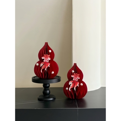 年喜庆装饰葫芦桌面摆件过马年氛围布置2026新年春节室内场景布置