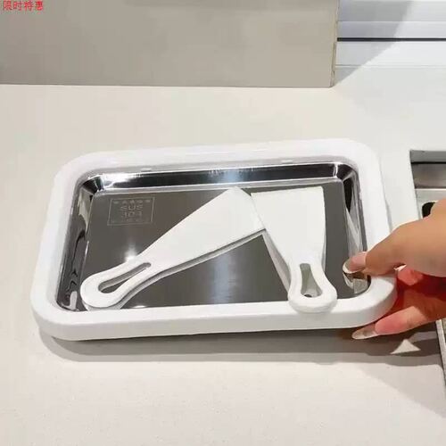 小巧家用全自动不锈钢炒冰机