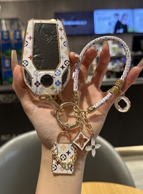 宝马钥匙套7系730l新X5X6X7扣5系530LE包6系GT液晶屏车钥匙壳高档