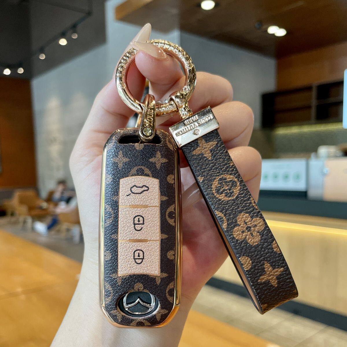 适用于马自达车钥匙套昂克赛拉3阿特兹6CX4包CX5睿翼7扣CX9印刷壳