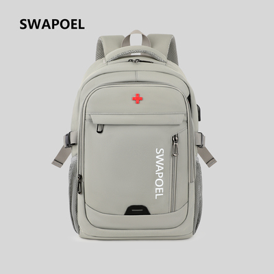 大容量双肩包男士2025新款商务出差电脑包轻便旅行防水高级感背包