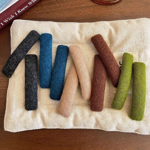 韩系纯色布艺长方形发夹女前额刘海夹侧边夹BB夹一字夹子发卡发饰