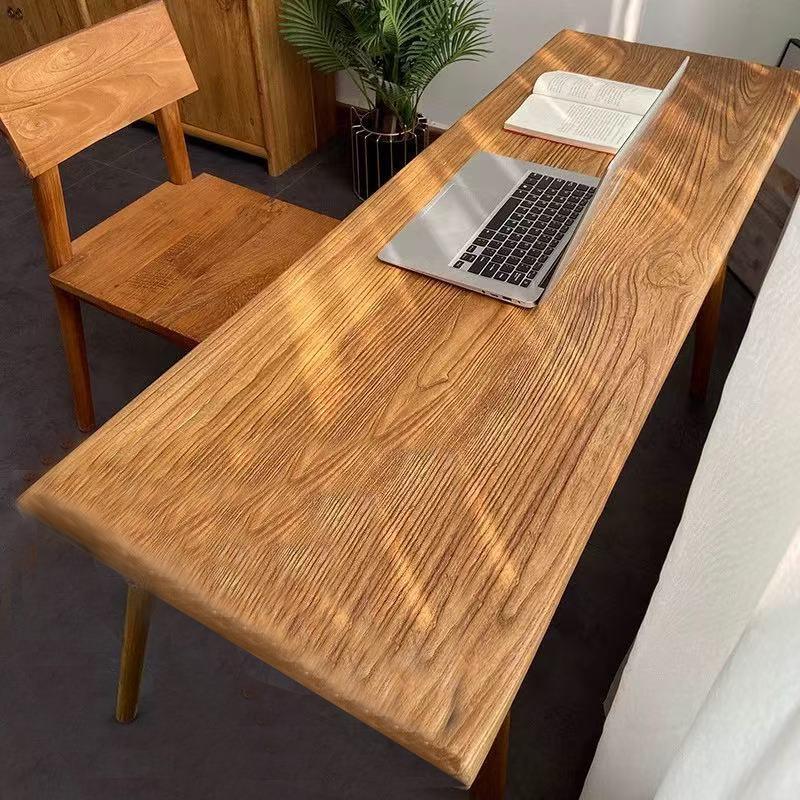 老榆木书桌老门板茶桌家用多人实木餐桌商业多人开会办公大桌