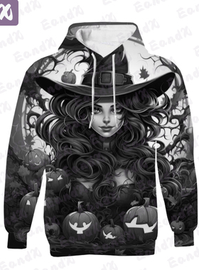Halloween Hoodies For Women New Daily Pullover Women's Hoody