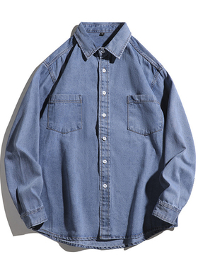 USA Vintage Denim Jacket For Women Casual Men Denim Coats