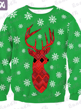 Sublimation Women Hoodies Long Sleeves Christmas Sweatshirts