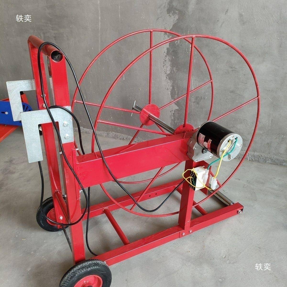 地电动管带收卷机48v60v农田用浇水卷管器灌溉无品牌/水水滴管灌