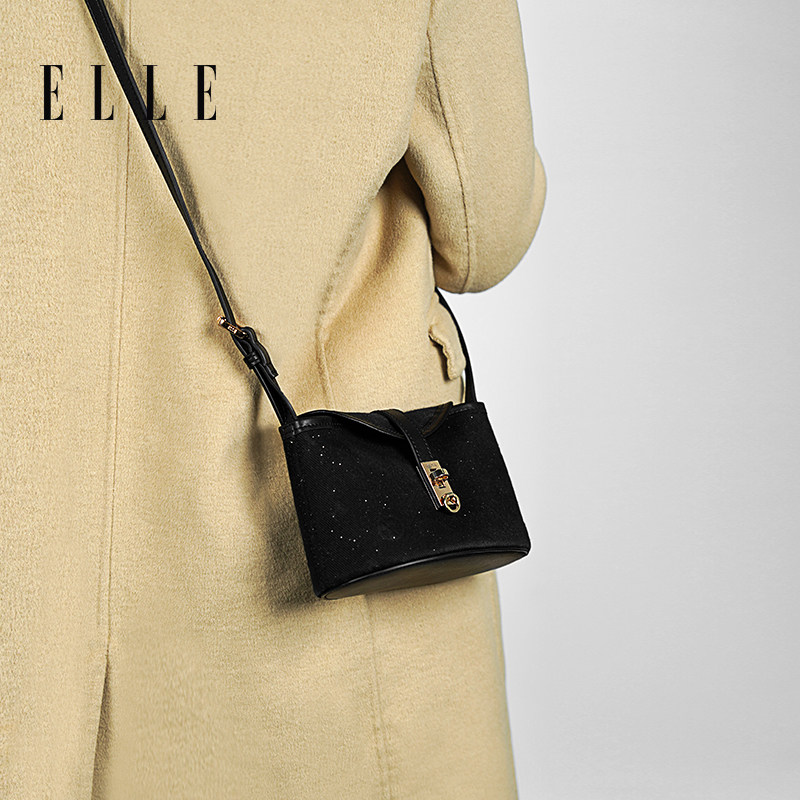 ELLE新款星空老花时尚休闲单肩斜挎包高级感轻奢女士小拎包,箱包皮具/热销女包/男包,通用款女包,淘宝优惠券,粉丝福利购,淘宝优惠卷