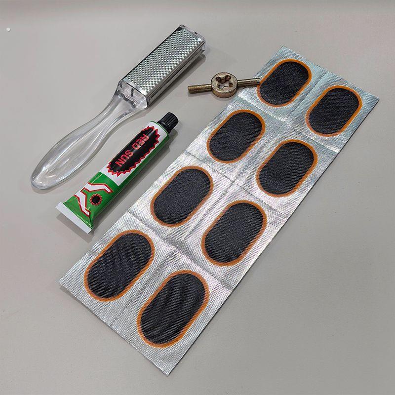 补胎片胶水内胎修补补丁胶片补胎工具套装自行车摩托电动车补胎胶