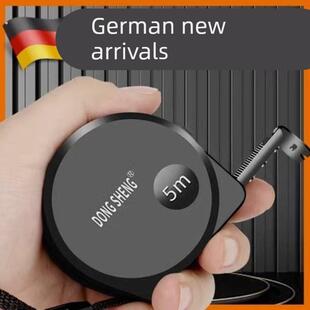 东升荧光钢卷尺5米3米7.5米10米高精度家用卷尺加厚加硬 测量工具