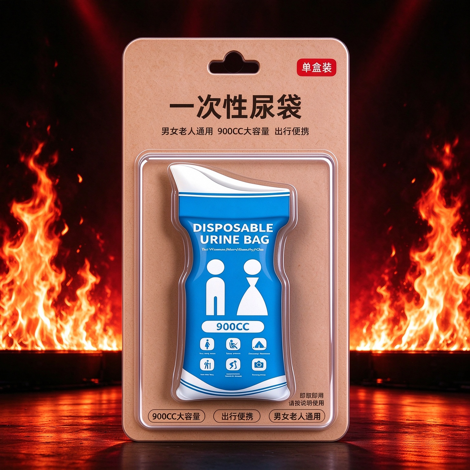高速应急车载便携尿袋堵车男女通用一次性小便呕吐神器旅行厕所
