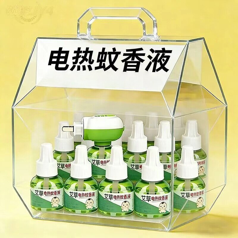 艾草电热蚊香液无味家用无烟无苯无香专用强效防蚊室内驱蚊花露水
