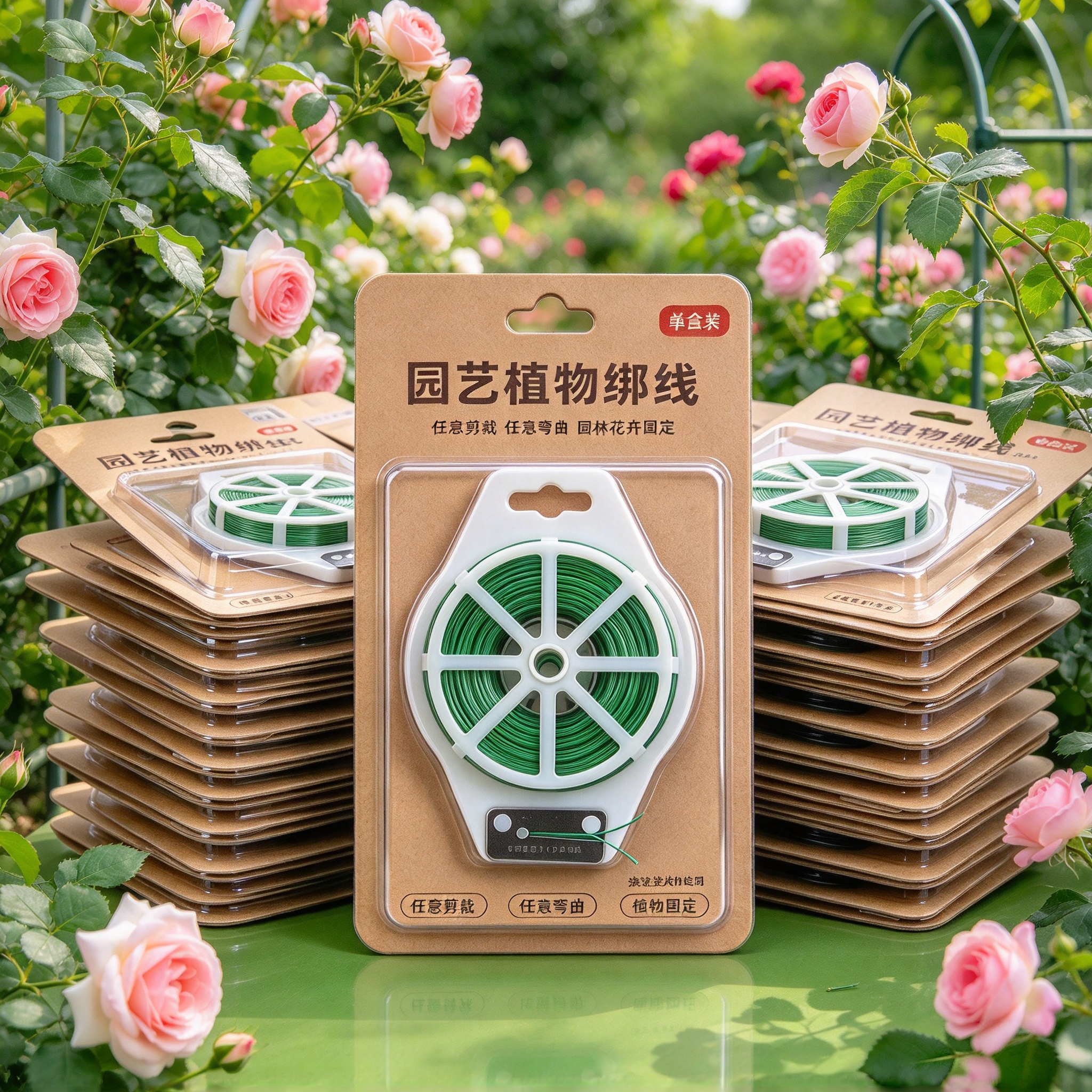 【400米】园艺捆扎线花卉铁丝爬植物葡萄扎带捆绑带多功能园艺线