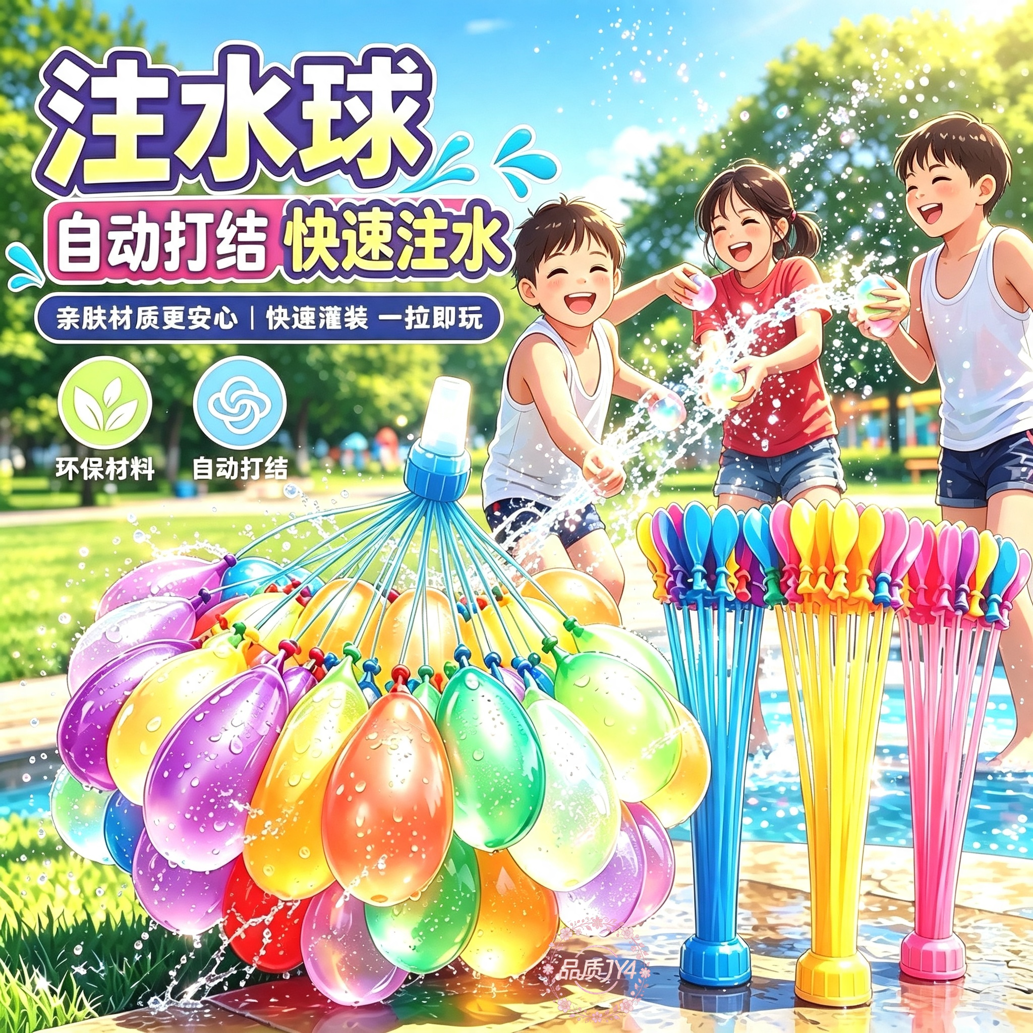 快速注水打水仗水球泼水节