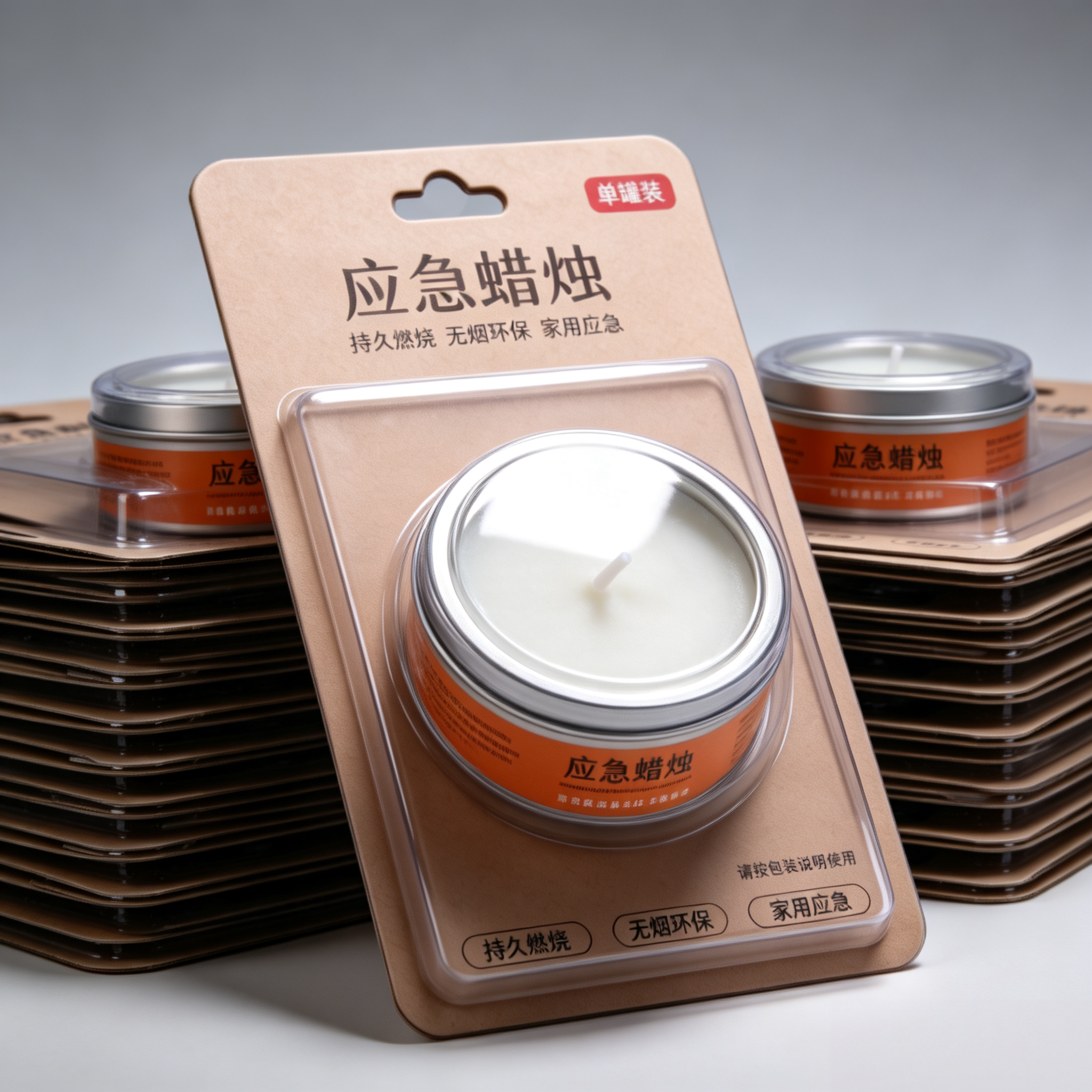 【拍1发10罐】防灾蜡烛家庭应急储备环保无烟抗风防水长时间燃烧