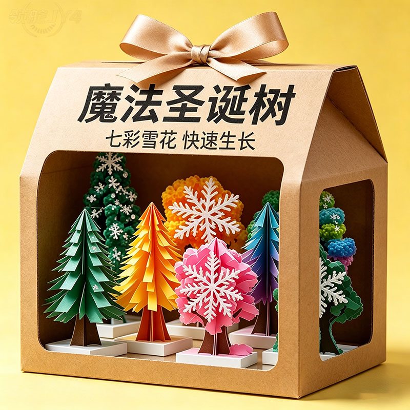 魔法树浇水开花科学实验套装