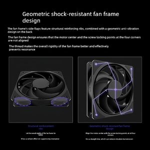 酷冷至尊 莫比乌斯120VX电脑散热器水冷机箱风扇静音散热无光静音