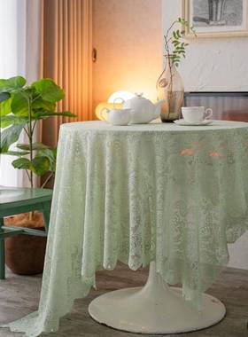 08316款新蕾桌丝布法式复古长方形台布小清新布茶几盖巾摄影布桌
