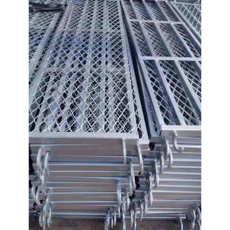移动脚手架镀锌踏板配件脚手架通用方管踏板U型喷涂踏板厂家直销