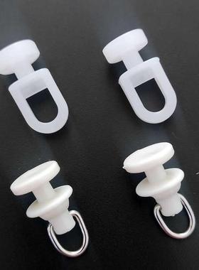 窗84331轨道通滑轮配帘钩型用纳米小平轮老式滚筒窗帘塑料配件件