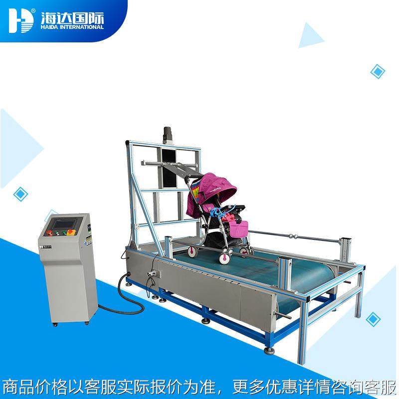 厂家 婴儿车不平路面运动测试仪 童车动态耐久性寿命试验机