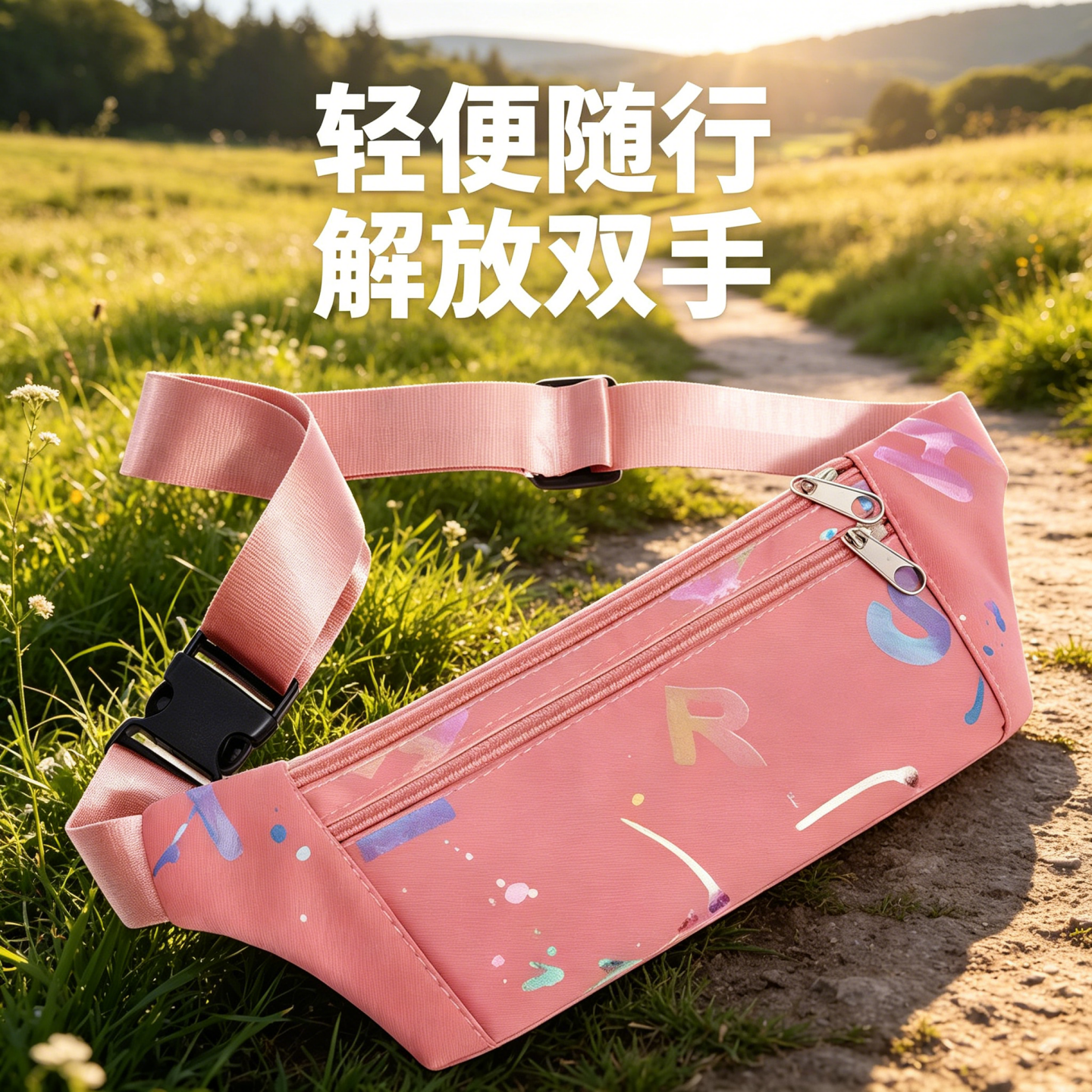 跑步手机袋运动腰包男女款健身小包户外旅游登山轻便防水隐形腰带