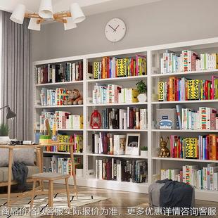家用钢制书架儿童书籍绘本架图书馆学校书店阅览室单双面铁艺书架