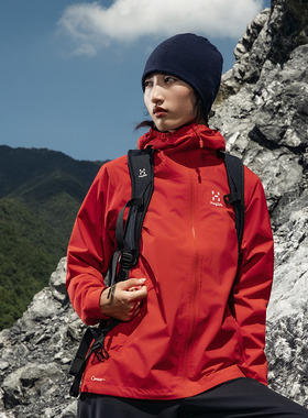 Haglöfs火柴棍Korp Proof Jacket 女子户外登山外套防水夹克