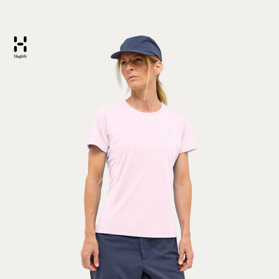 Haglöfs火柴棍L.I.M Tech Tee户外徒步登山运动女子休闲短袖T恤