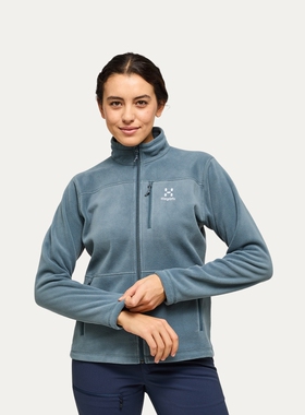 Haglöfs火柴棍Kaise Mid Jacket 女子户外运动徒步保暖抓绒衣