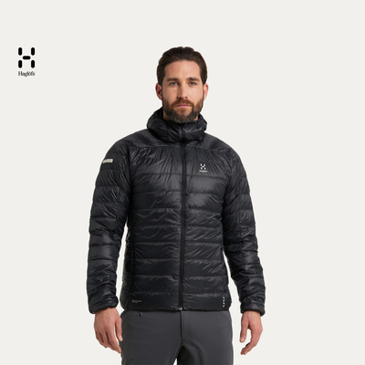 Haglöfs火柴棍L.I.M Down Hood 男子户外运动登山鹅绒排骨羽绒服
