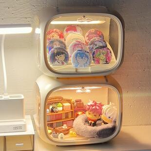 lookup娃屋模型二次元太空舱吧唧收纳展示吃谷人高透明压克力防尘